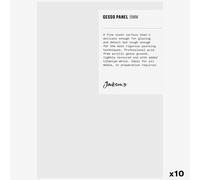 Jackson's : 19mm White Gesso Cradled Painting Panel : 5x7in : Box of 10