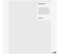 Jackson's : 19mm White Gesso Cradled Painting Panel : 8x10in : Box of 10