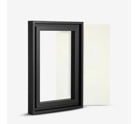 Jackson's : 20x30cm Handmade Board 540 Extra Fine Oil Primed Linen and Black Ready-Made Ayous Wood Frame Set