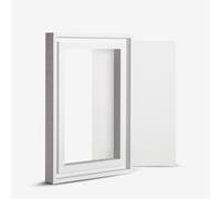 Jackson's : 20x30cm Handmade Board 574 Extra Fine Universally Primed Linen and White Ready-Made Ayous Wood Frame Set