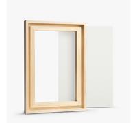 Jackson's : 20x30cm Handmade Board 66 Medium Oil Primed Linen and Ready-Made Lime Wood Frame Set