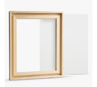 Jackson's : 24x30cm Handmade Board 565 Rough Grain Universally Primed Jute and Ready-Made Lime Wood Frame Set