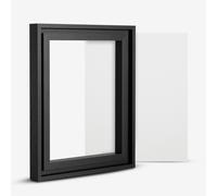 Jackson's : 24x30cm Handmade Board 574 Extra Fine Universally Primed Linen and Black Ready-Made Ayous Wood Frame Set