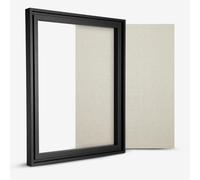Jackson's : 40x50cm Handmade Board 681 Rough Grain Clear Primed Linen and Black Ready-Made Ayous Wood Frame Set