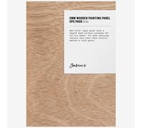 Jackson's : 5mm Wooden Painting Panel : 5x7in : Pack of 5
