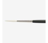 Jackson's : Akoya : White Synthetic Bristle Hair Brush : Liner : No.6