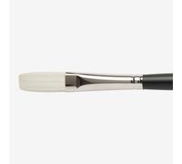 Jackson's : Akoya : White Synthetic Bristle Hair Brush : Long Flat : No.8