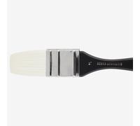 Jackson's : Akoya : White Synthetic Bristle Hair Brush : Mottler : 1in