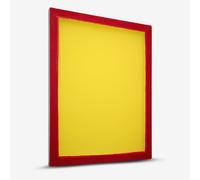 Jackson's : Aluminium Ready Stretched Screen : 90T Yellow Mesh : 23x31 Inches