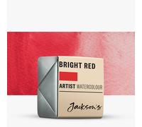 Jackson's : Artist Watercolour Paint : Half Pan : Bright Red