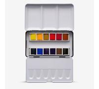 Jackson's : Artist Watercolour Paint : Half Pan : Set of 12