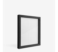 Jackson's : Black Ready-Made Ayous Wood Frame 16mm Spacer : 8x10in Artwork : 10x12in Frame Size (Apx.20x25cm - 25x30cm)
