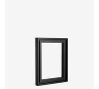 Jackson's : Black Ready-Made Ayous Wood Frame for Panels 24x30cm : 8mm Rebate : 9mm Face