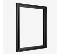 Jackson's : Black Ready-Made Ayous Wood Frame for Panels 40x50cm : 8mm Rebate : 9mm Face