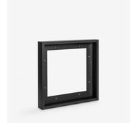 Jackson's : Black Ready-Made Wooden Tray (Float) Frame for Canvas 30x30cm (Apx.12x12in) : 44mm Rebate : 14mm Face