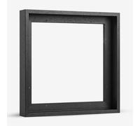 Jackson's : Black Ready-Made Wooden Tray (Float) Frame for Cradled Panel 12x12in : 41mm Rebate : 12mm Face : 5mm Shadow Gap