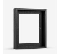 Jackson's : Black Ready-Made Wooden Tray (Float) Frame for Cradled Panel 8x10in : 41mm Rebate : 12mm Face : 5mm Shadow Gap