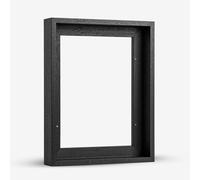 Jackson's : Black Ready-Made Wooden Tray (Float) Frame for Cradled Panel 9x12in : 41mm Rebate : 12mm Face : 5mm Shadow Gap
