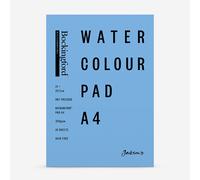 Jacksons : Bockingford : Watercolour Pad : 300gsm : 140lb : A4 : 10 Sheets : Hot Press : Smooth