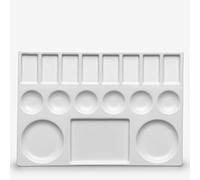 Jackson's : Ceramic Palette : 17 Well : 16.5x23cm (APX.6x9in)