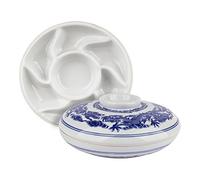 Jackson's : Ceramic Palette : 8.25in Diameter : 3in Deep with Lid (APX.21x8cm)