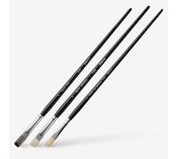 Jackson's : Oil & Acrylic Brush : Comparison Set of 3 : Akoya, Black Hog & Shiro