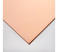 Jackson's : Polished Copper Etching Plate : 0.9mm Thick : 500x500mm