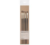 Jackson's Procryl Brush Shape Comparison Set Acrylic Fibre No.6 Oil Acrylic Painting