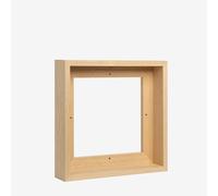Jackson's : Ready to Paint Ready-Made Wooden Tray (Float) Frame for Cradled Panel : 8x8in (Apx.20x20cm) : 41mm Rebate : 12mm Face : 5mm Shadow Gap