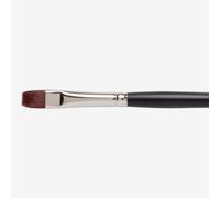 Jackson's : Shinku : Red Synthetic Bristle Hair Brush : Bright : No.4