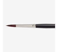 Jackson's : Shinku : Red Synthetic Bristle Hair Brush : Round : No.4