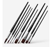 Jackson's : Shinku Red Synthetic Bristle Hair Brush : Set of 9