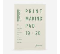Jacksons : Somerset : Printmaking Pad : 300gsm : 19 x 28cm : 10 Sheets : Soft White Velvet