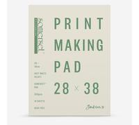 Jacksons : Somerset : Printmaking Pad : 300gsm : 28 x 38cm : 10 Sheets : Soft White Velvet