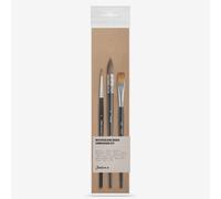 Jackson's : Watercolour Brush : Comparison Set of 3 : Icon, Raven & Studio Synthetic