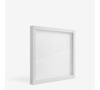 Jackson's : White Ready-Made Ayous Wood Frame 16mm Spacer : 10x10in Artwork : 12x12in Frame Size (Apx.25x25cm - 30x30cm)