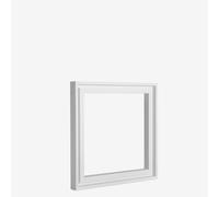 Jackson's : White Ready-Made Ayous Wood Frame for Panels 12x12in : 8mm Rebate : 9mm Face