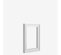 Jackson's : White Ready-Made Ayous Wood Frame for Panels 20x30cm : 8mm Rebate : 9mm Face