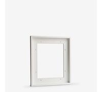 Jackson's : White Ready-Made Wooden Tray (Float) Frame for Canvas 25x30cm : 23mm Rebate : 10mm Face