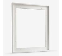 Jackson's : White Ready-Made Wooden Tray (Float) Frame for Canvas 40x50cm : 23mm Rebate : 10mm Face