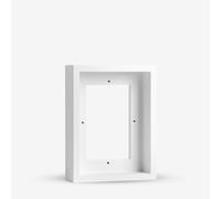 Jackson's : White Ready-Made Wooden Tray (Float) Frame for Cradled Panel 5x7in : 41mm Rebate : 12mm Face : 5mm Shadow Gap