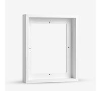 Jackson's : White Ready-Made Wooden Tray (Float) Frame for Cradled Panel 8x10in : 41mm Rebate : 12mm Face : 5mm Shadow Gap
