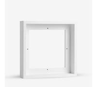Jackson's : White Ready-Made Wooden Tray (Float) Frame for Cradled Panel 8x8in : 41mm Rebate : 12mm Face : 5mm Shadow Gap