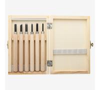 Jackson's : Wood Cut Knife : Wooden Box Set of 6