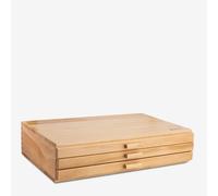 Jackson's : Wooden 3 Drawer Chest - 400x260x82mm - 5 compartments