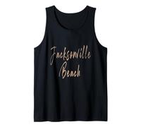 Jacksonville Beach Florida Vintage Elegant Design Tank Top