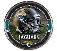 Jacksonville Jaguars Chrome Clock