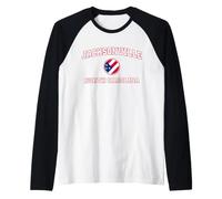 Jacksonville North Carolina (NC) Raglan Baseball Tee