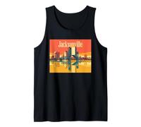 Jacksonville Tshirt Florida Souvenir Vacation Trip USA FL Tank Top