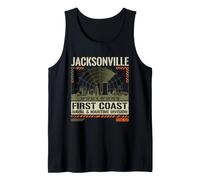 Jacksonville Tshirt Florida Souvenir Vacation Trip USA FL Tank Top